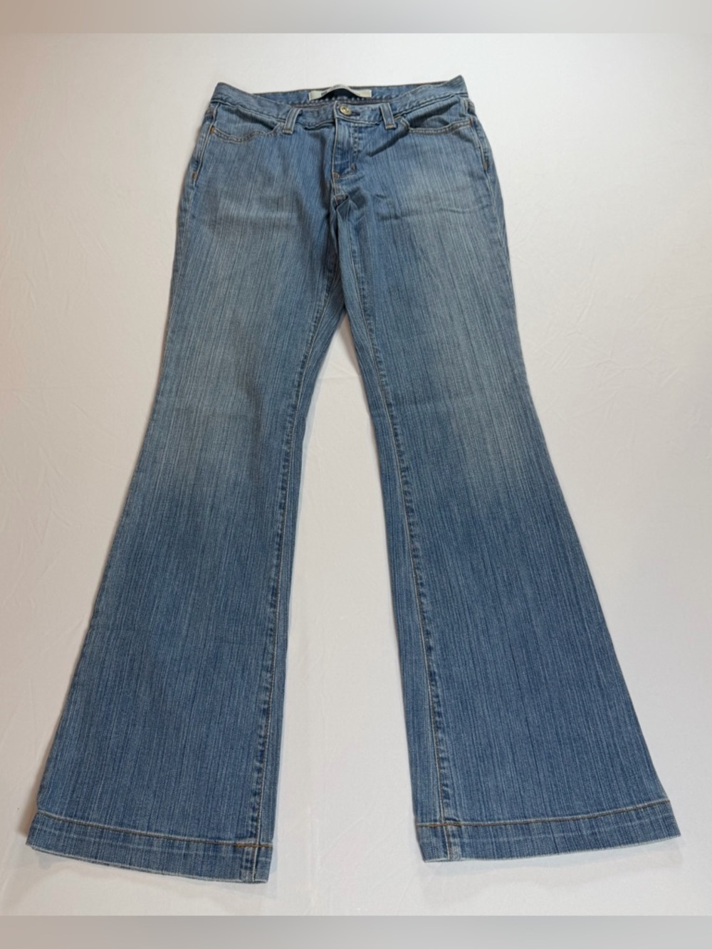 Vintage Gap Long and‎ Lean Jeans Womens 30 Blue Flare Y2K 90s Denim Retro Style